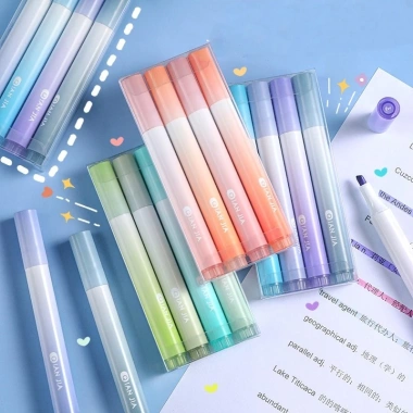 Set 4 bút nhớ highlight pastel đa màu phong cách Morandi, giá chỉ 24.000₫ 6