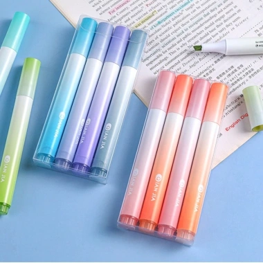 Set 4 bút nhớ highlight pastel đa màu phong cách Morandi, giá chỉ 24.000₫ 8