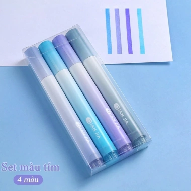 Set 4 bút nhớ highlight pastel đa màu phong cách Morandi, giá chỉ 24.000₫ 9