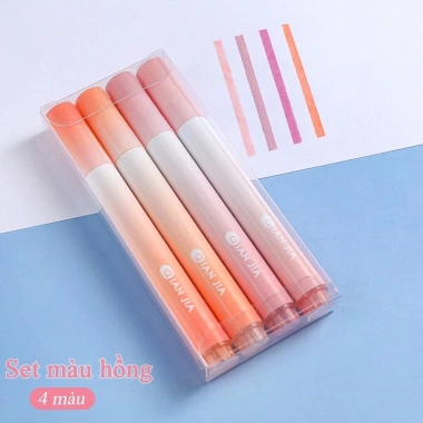 Set 4 bút nhớ highlight pastel đa màu phong cách Morandi, giá chỉ 24.000₫ 10