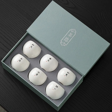 Set 4 Chén Uống Trà Nhật Bản Gốm Trứng Rồng 130ml Cao Cấp Thủ Công - 140.000đ