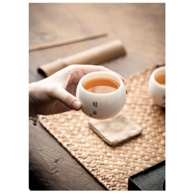 Set 4 Chén Uống Trà Nhật Bản Gốm Trứng Rồng 130ml Cao Cấp Thủ Công - 140.000đ