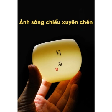 Set 4 Chén Uống Trà Nhật Bản Gốm Trứng Rồng 130ml Cao Cấp Thủ Công - 140.000đ