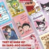 Set 4 cuốn Sổ lò xo A5 kẻ ngang hoạt hình Kuromi, Capybara, Gấu Dâu, Conan, Doraemon, Shin – 22.000₫ 2