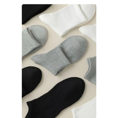 Set 4 đôi tất vớ nam nữ cổ ngắn cao cấp chống trơn hút ẩm: Giá chỉ 15.000đ 3
