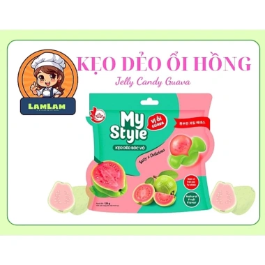 Set 4 gói Kẹo dẻo bóc vỏ ổi hồng My Style - Ngon mềm, không chất bảo quản, 49.560₫