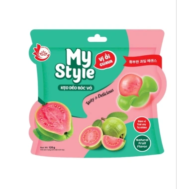 Set 4 gói Kẹo dẻo bóc vỏ ổi hồng My Style - Ngon mềm, không chất bảo quản, 49.560₫