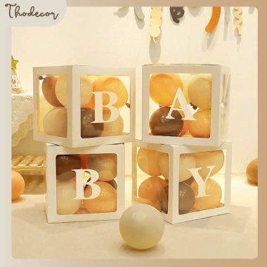 Set 4 hộp babby trang trí sinh nhật THODECOR – Giá 120.000₫, thiết kế đáng yêu Set 4 hộp babby trang trí sinh nhật THODECOR – Giá 120.000₫, thiết kế đáng yêu