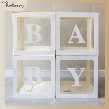 Set 4 hộp babby trang trí sinh nhật THODECOR – Giá 120.000₫, thiết kế đáng yêu 2 Set 4 hộp babby trang trí sinh nhật THODECOR – Giá 120.000₫, thiết kế đáng yêu 2
