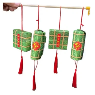 Set 4 liễn bánh tét, bánh chưng treo trang trí Tết 2.026 - Giá chỉ 9.900 VND