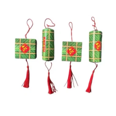 Set 4 liễn bánh tét, bánh chưng treo trang trí Tết 2.026 - Giá chỉ 9.900 VND