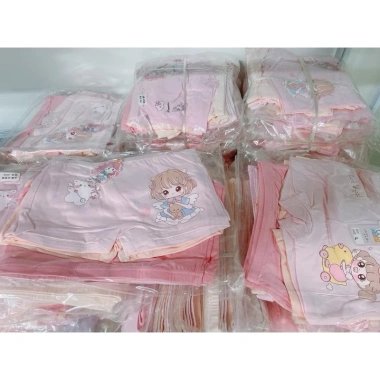 Sét 4 Quần chip đùi bé gái size 10‑25kg, thun coton mềm mát, co giãn tốt, giá 15.000₫ 2