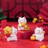 Set 4 tượng mèo Thần Tài may mắn Minekineko decor dễ thương cho bàn và xe ô tô 5