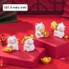 Set 4 tượng mèo Thần Tài may mắn Minekineko decor dễ thương cho bàn và xe ô tô 10