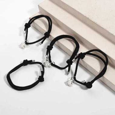 Set 4 vòng tay bện dây hình trái tim hít nam châm - giảm còn 78.870₫ 6
