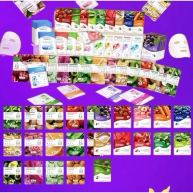 Set 40 mặt nạ + 10 miếng collagen, cấp ẩm sâu, dưỡng ẩm, trắng sáng đều màu – 110k