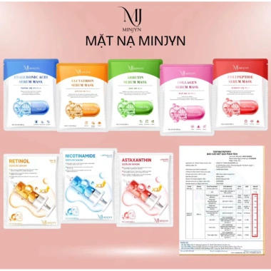 Set 40 mặt nạ + 10 miếng collagen, cấp ẩm sâu, dưỡng ẩm, trắng sáng đều màu – 110k