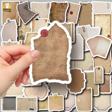 Set 40 tấm giấy nền vintage cổ điển trơn nâu cho Bullet Journal và Scrapbook - Giá ưu đãi 25.402 VND