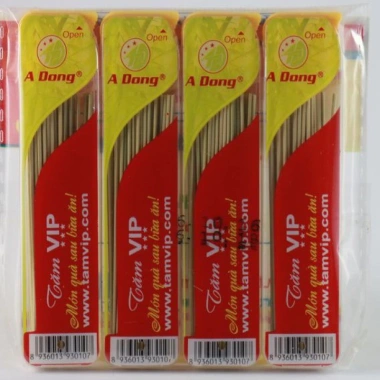 Set 40 Vỉ Tăm VIP Á Đông Tre Tự Nhiên - Tăm Bỏ Túi Tiện Lợi VHMART Giá Chỉ 396.000đ