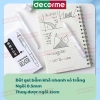 Set 5 bút bi gel 0.5mm Decorme - Ngòi trắng, viết mực đen mượt, giá chỉ 15.600₫ 5
