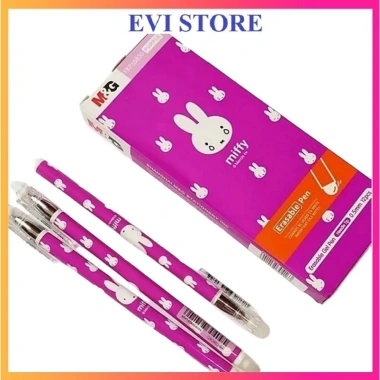 Set 5 bút gel M&G FKP65.830 tẩy xóa được, mực tím 0.5mm - Giá chỉ 22.000 VND
