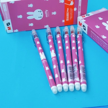 Set 5 bút gel M&G FKP65.830 tẩy xóa được, mực tím 0.5mm - Giá chỉ 22.000 VND 3 Set 5 bút gel M&G FKP65.830 tẩy xóa được, mực tím 0.5mm - Giá chỉ 22.000 VND 3