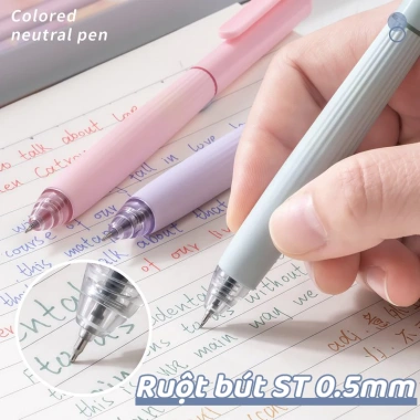 Set 5 bút gel M.Y.Never 0.5mm pastel - Viết trơn tru, phù hợp học sinh, giá 45.000đ 4
