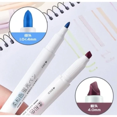 Set 5 bút ghi chú Highlight dạ quang 2 đầu 5 màu pastel Bitoon - 30.500₫ 2 Set 5 bút ghi chú Highlight dạ quang 2 đầu 5 màu pastel Bitoon - 30.500₫ 2