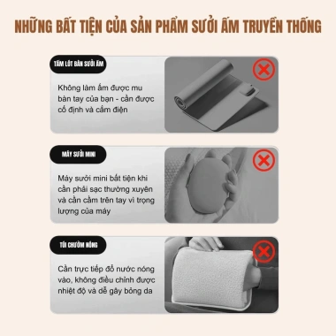 Set 5 Cặp Miếng Dán Giữ Ấm Ngải Cứu - Giảm Đau Bụng Kinh, Đau Cơ, Đau Khớp - Giá Ưu Đãi 59.000₫