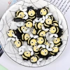 Set 5 Charm Ong Mật Hoạt Hình Handmade, Chậu Hoa Len Trang Trí Nội Thất Giá 30.000đ 2