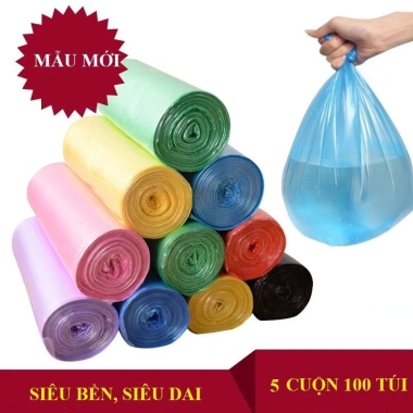 Set 5 Cuộn Đựng Túi Rác Loại Mới 100 Túi - Giá Ưu Đãi 30.000đ