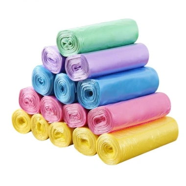 Set 5 Cuộn Túi Đựng Rác Sinh Học Tự Phân Hủy Dai Co Giãn Nhiều Màu Bảo Vệ Môi Trường 8