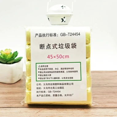 Set 5 Cuộn Túi Đựng Rác Sinh Học Tự Phân Hủy Dai Co Giãn Nhiều Màu Bảo Vệ Môi Trường 9