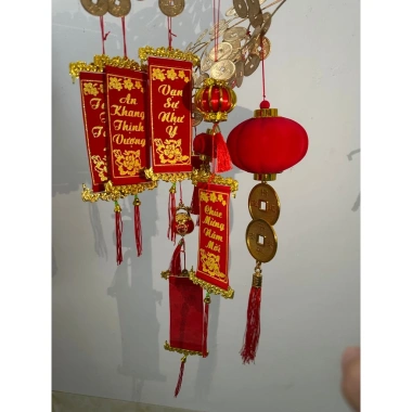 Set 5 Dây Treo Trang Trí Cây Mai & Cây Đào - Đón Tết Lễ Hội Giá Ưu Đãi 125k