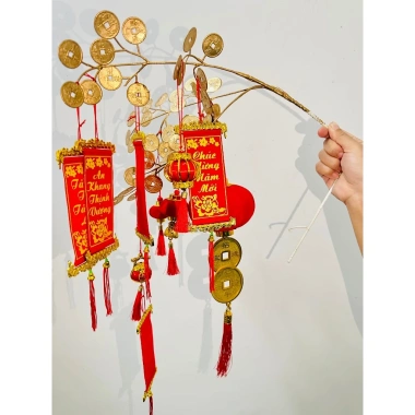 Set 5 Dây Treo Trang Trí Cây Mai & Cây Đào - Đón Tết Lễ Hội Giá Ưu Đãi 125k