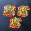 Set 5 Decal dán Trái Cây Tết 9cm Phúc Lộc Tài - Túi Tiền May Mắn Giá 20.000đ
