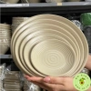Set 5 Đĩa Tròn Thái Nhựa Việt Nhật Vân Nhám - Buffet, Quán, Đựng Thức Ăn, Giá 52k