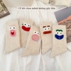 Set 5 Đôi Tất Cao Cổ Nữ Họa Tiết Biểu Cảm Dễ Thương Màu Muối Tiêu - 12.900₫ 7