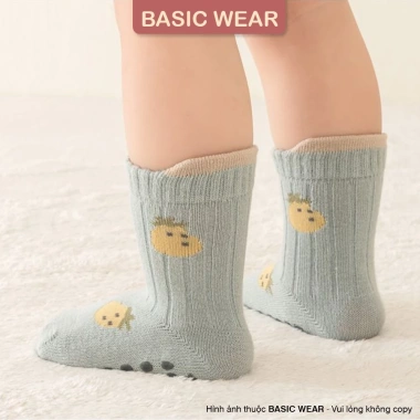 Set 5 Đôi Tất Cổ Cao Chống Trơn Bé 0-3 Tuổi - Giá Ưu Đãi 59.900đ