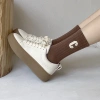 Sét 5 đôi tất cổ cao chữ C cho nam nữ, cotton co giãn thoáng khí, mẫu T13 - Giá chỉ 40.000đ 3