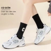 Sét 5 đôi tất cổ cao chữ C cho nam nữ, cotton co giãn thoáng khí, mẫu T13 - Giá chỉ 40.000đ 4