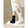Set 5 Đôi Tất Cổ Cao Nữ Vải Cotton Mềm Co Giãn Thời Trang Hàn Quốc - Giá 12.900 VND 4
