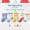 Set 5 đôi tất lưới cho bé 0-5 tuổi, cotton mềm mại, thoáng khí, co giãn tốt - Giá chỉ 80.000₫