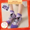 Sét 5 Đôi Tất Người Lớn Cotton Tím Họa Tiết Hoạt Hình Dễ Thuống - Mã TA49