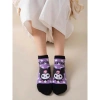 Sét 5 Đôi Tất Người Lớn Cotton Tím Họa Tiết Hoạt Hình Dễ Thuống - Mã TA49 3