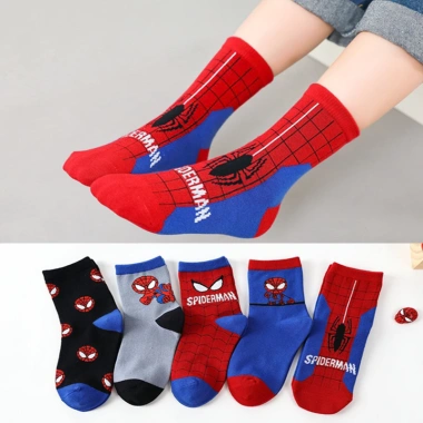 Sét 5 Đôi Tất Siêu Nhân Nhện Hàng Loại 1 - Giá ưu đãi 30.305₫, siêu mềm, bền đẹp