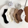 Set 5 Đôi Tất Vớ Nữ Cao Cổ Màu Coffe Trơn - Giảm giá, Giá chỉ 60.000, Siêu Tiết Kiệm 3