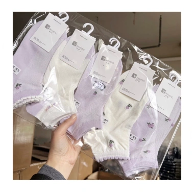 Set 5 đôi vớ cổ thấp cotton kháng khuẩn, thấm hút mồ hôi, giá ưu đãi 65.000 VND 2