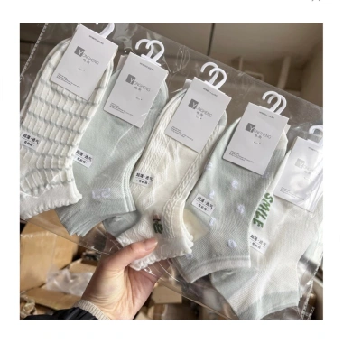 Set 5 đôi vớ cổ thấp cotton kháng khuẩn, thấm hút mồ hôi, giá ưu đãi 65.000 VND 4