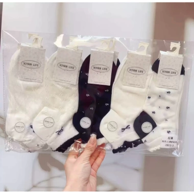 Set 5 đôi vớ cổ thấp cotton kháng khuẩn, thấm hút mồ hôi, giá ưu đãi 65.000 VND 6